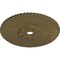Ekena Millwork Melonie Ceiling Medallion (Fits Canopies up to 6 1/4"), 36 1/4"OD x 1 7/8"P, Mississippi Mud CM36MEMMF - alternate 3